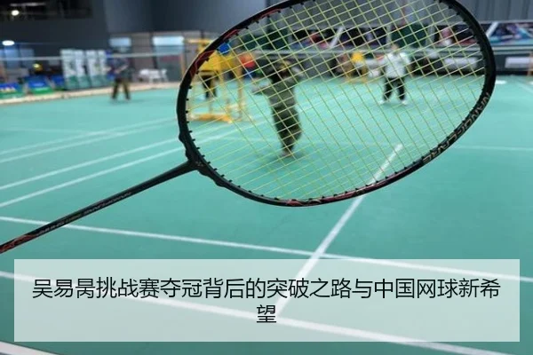 吴易昺挑战赛夺冠背后的突破之路与中国网球新希望